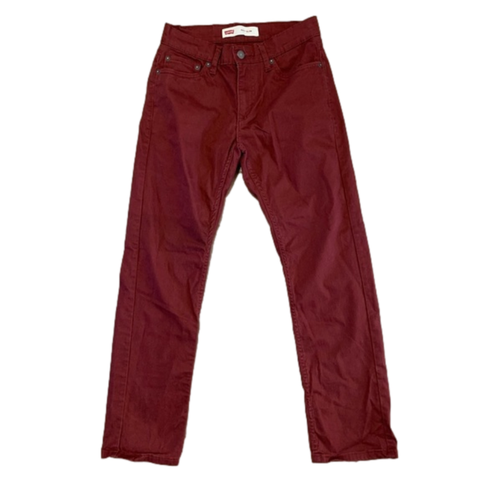 Levi Strauss & Co 511 Slim Rustic Red Size 14 Regular Fit Pants